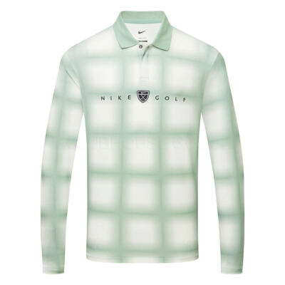 Nike Dri-FIT Fairway Fresh Loose Fit Long Sleeve Golf Polo Shirt Steam/Steam II0772-006