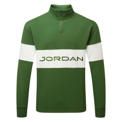 Nike Jordan 1/2 Zip Golf Sweater Forest Green/Sail HF9919-335