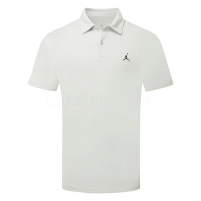 Nike Jordan Golf Polo Shirt Light Silver/Black HQ8688-034