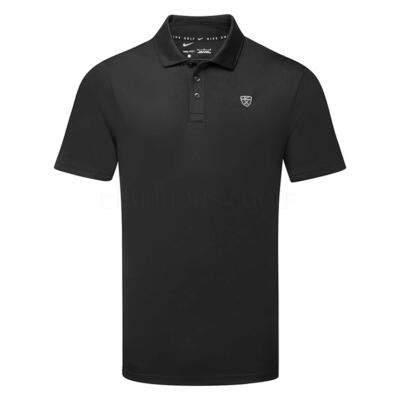 Nike Dri-FIT Par 5 Solid Golf Polo Shirt Black/White IB0233-010
