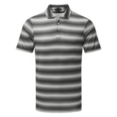 Nike Dri-FIT Par 5 Stripe Golf Polo Shirt Black IB0218-010