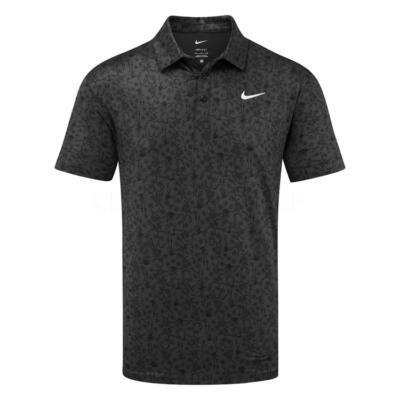 Nike Dry Tour POA Print Golf Polo Shirt Anthracite/White HM5794-060