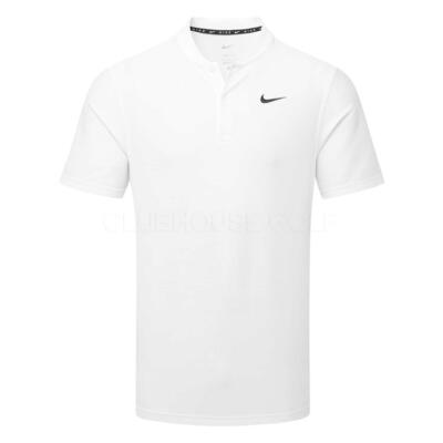 Nike Dri-FIT Velocity Blade Golf Polo Shirt White/Black IB0278-100