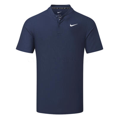 Nike Dri-FIT Velocity Blade Golf Polo Shirt College Navy/White IB0278-419