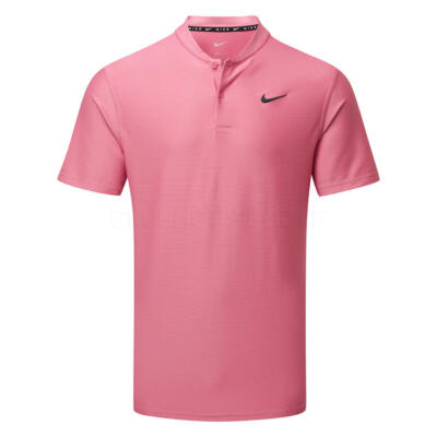 Nike Dri-FIT Velocity Blade Golf Polo Shirt Peony/Black IB0278-641