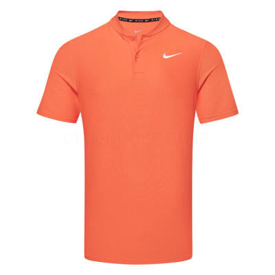Nike Dri-FIT Velocity Blade Golf Polo Shirt Turf Orange/White IB0278-842