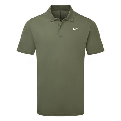 Nike Dry Victory Solid Golf Polo Shirt Medium Olive/Pale Ivory DH0822-222