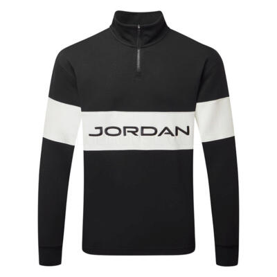 Nike Jordan 1/2 Zip Golf Sweater Black/Sail/Dark Shadow HF9919-010