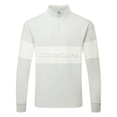 Nike Jordan 1/2 Zip Golf Sweater Light Silver/Sail HF9919-034