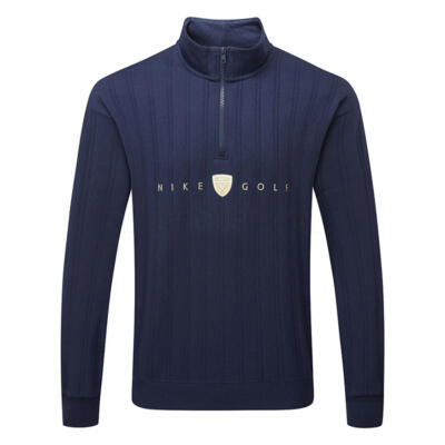 Nike Therma-FIT Fairway Fresh Oversized 1/2 Zip Golf Sweater College Navy/Limestone II0770-419