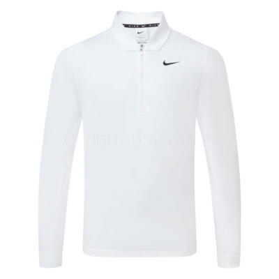 Nike Therma-FIT Velocity 1/2 Zip Golf Sweater White/Black IU2629-100