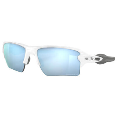Oakley Flak 2.0 XL Golf Sunglasses Polished White/Prizm Deep Water OO9188-8259