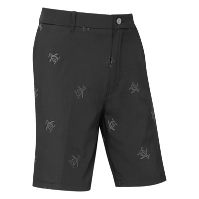 Original Penguin Space Dyed Pete Embroidered Golf Shorts Black Iris ...