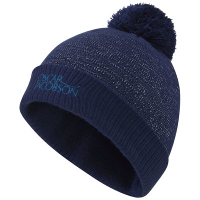 Oscar Jacobson Avalon Bobble Golf Beanie Navy OJHAT0184