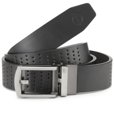Oscar Jacobson Shelby Leather Golf Belt Black OJBELT0067