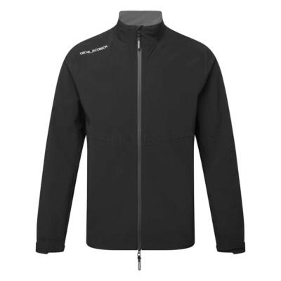 Oscar Jacobson Alex Waterproof Golf Jacket Black/Pewter OJTOP0307