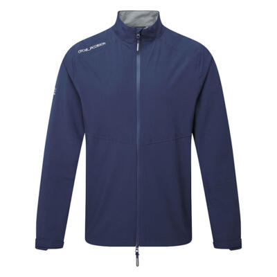 Oscar Jacobson Alex Waterproof Golf Jacket Navy/Pewter OJTOP0307