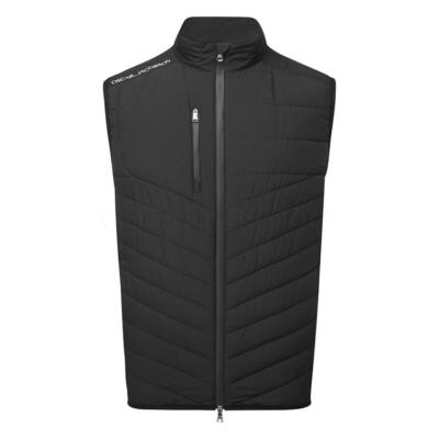 Oscar Jacobson Baynes Padded Golf Wind Vest Black OJTOP0320