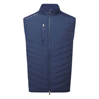 Oscar Jacobson Baynes Padded Golf Wind Vest Navy OJTOP0320