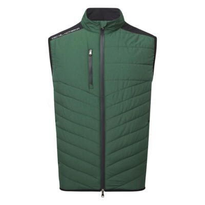 Oscar Jacobson Baynes Padded Golf Wind Vest Pineneedle OJTOP0320