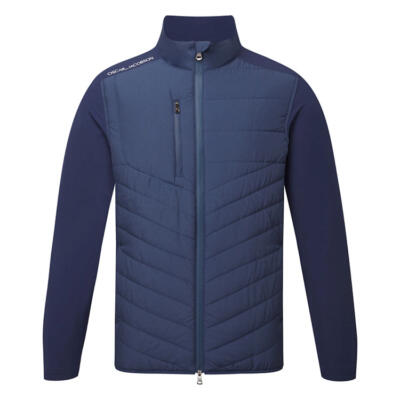 Oscar Jacobson Beaumont Padded Golf Wind Jacket Navy OJTOP0308