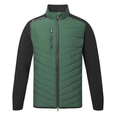 Oscar Jacobson Beaumont Padded Golf Wind Jacket Pineneedle OJTOP0308