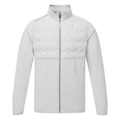 Oscar Jacobson Hackney Padded Golf Wind Jacket Lunar Grey OJTOP0112