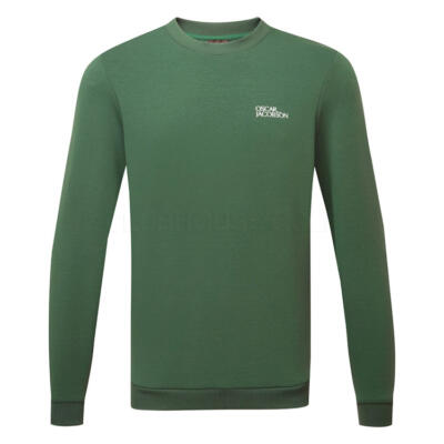 Oscar Jacobson Johnstone Tour Crewneck Golf Sweater Pineneedle OJTOP0285-PN