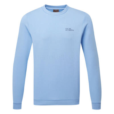 Oscar Jacobson Johnstone Tour Crewneck Golf Sweater Dodger Blue OJTS0285