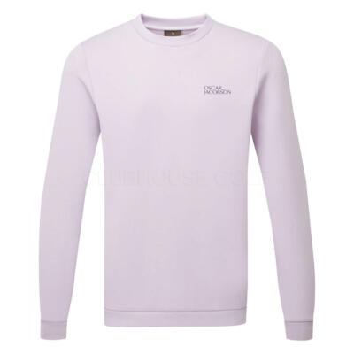 Oscar Jacobson Johnstone Tour Crewneck Golf Sweater Lavender OJTS0285