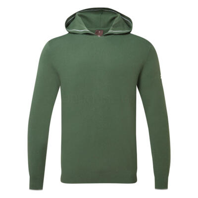 Oscar Jacobson Kennedy Knitted Golf Hoodie Pineneedle OJTOP0304-PN