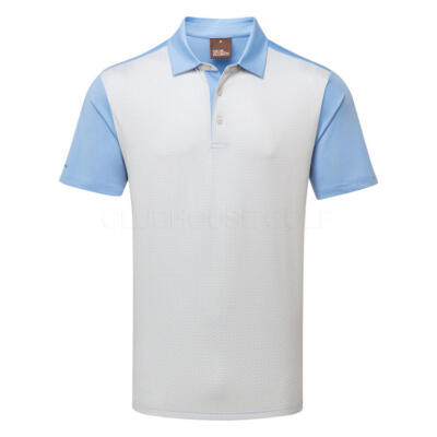 Oscar Jacobson Kenson Golf Polo Shirt Aluminium OJTS0335
