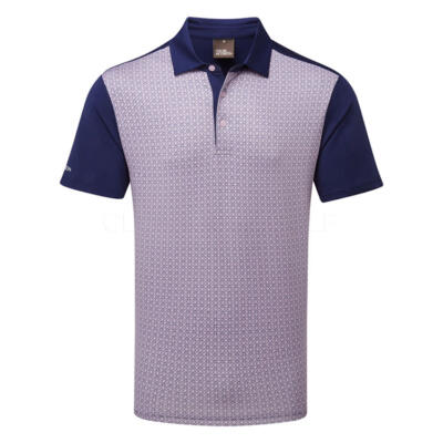 Oscar Jacobson Kenson Golf Polo Shirt Lavender OJTS0335
