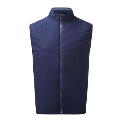 Oscar Jacobson Lyttelton Padded Golf Wind Vest Navy OJTOP0300-N
