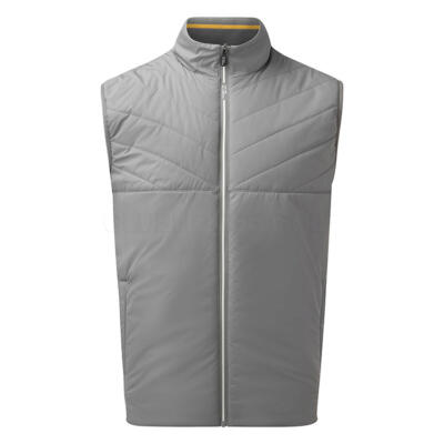 Oscar Jacobson Lyttelton Padded Golf Wind Vest Pewter OJTOP0300-P
