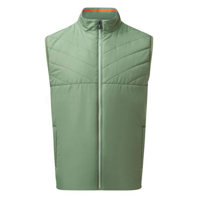 Oscar Jacobson Lyttelton Padded Golf Wind Vest Watercress OJTOP0300-WC