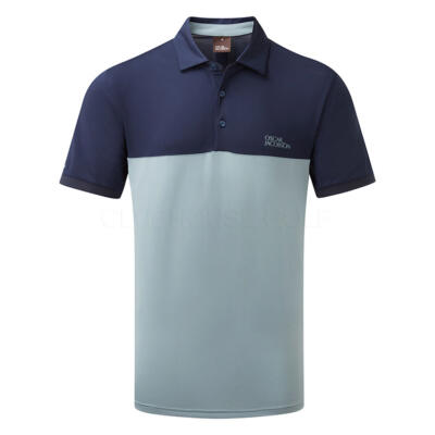 Oscar Jacobson Matley Golf Polo Shirt Navy OJTS0295-N