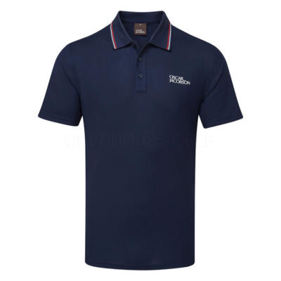 Oscar Jacobson Stanley Golf Polo Shirt Navy OJTS0072