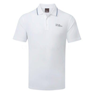 Oscar Jacobson Stanley Golf Polo Shirt White OJTS0072