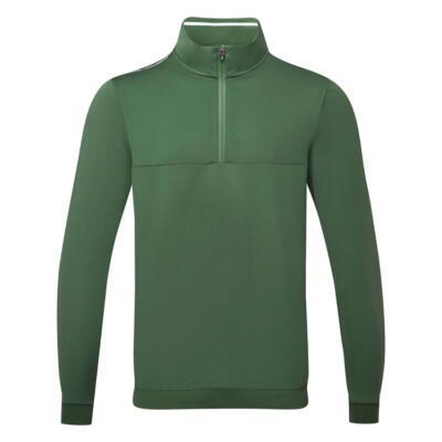 Oscar Jacobson Westland 1/4 Zip Golf Sweater Pineneedle OJTOP0299-PN