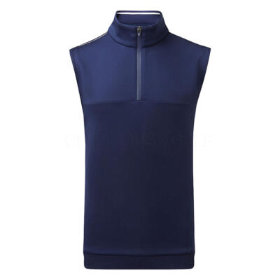 Oscar Jacobson Westland 1/4 Zip Golf Vest Navy OJTOP0305-N