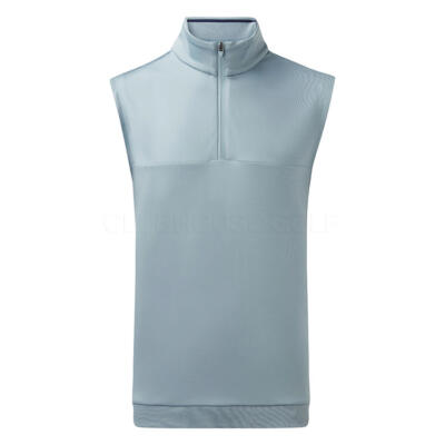 Oscar Jacobson Westland 1/4 Zip Golf Vest Skyway OJTOP0305-SW