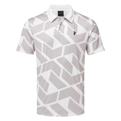 Peak Performance Graphic Golf Polo Shirt Misty Lavendar/White G80377060