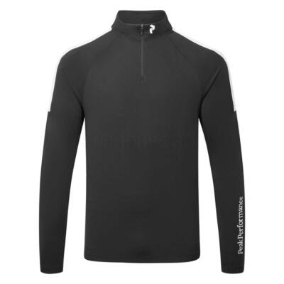 Peak Performance Lightweight 1/2 Zip Golf Sweater Black/White G79746050