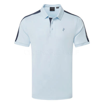 Peak Performance Player Golf Polo Shirt Cloud/Blue Shadow G79490010