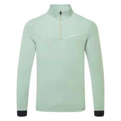 Peak Performance Swift Motion 1/2 Zip Golf Sweater Green Valley/White G80721030
