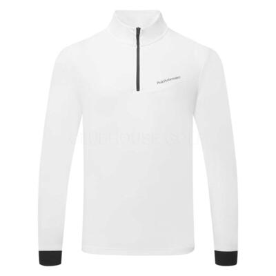 Peak Performance Swift Motion 1/2 Zip Golf Sweater White/Black G80721010