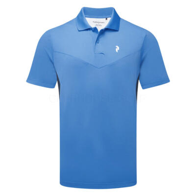 Peak Performance Swift Golf Polo Shirt Crispy Air Blue/Blue Shadow/White G80723050