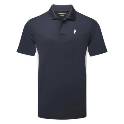 Peak Performance Swift Golf Polo Shirt Blue Shadow/White/Black G80723030