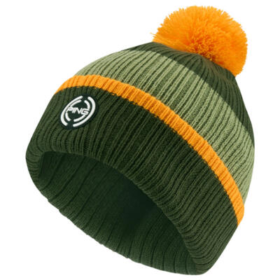 Ping Bassett Knitted Golf Beanie Dark Olive Multi P03709-DOM